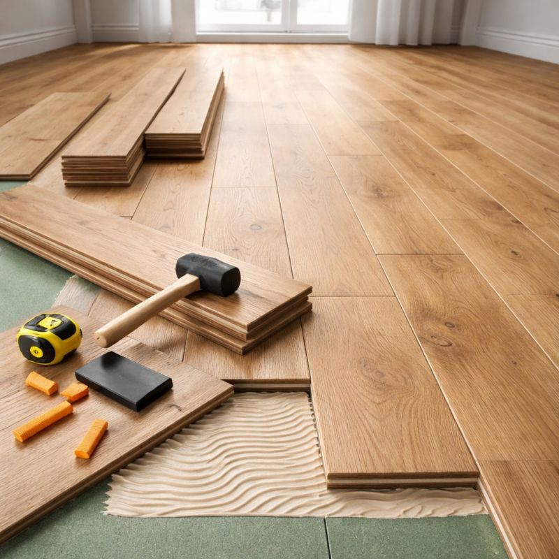 Engineered Wood Installation in Milford, NH