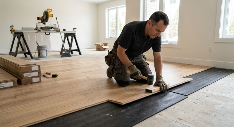 Engineered Wood Installation in Milford, NH