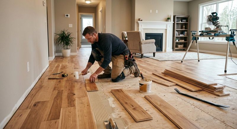 Engineered Wood Installation in Milford, NH