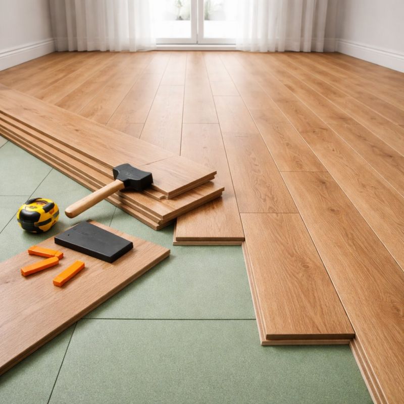Laminate Floor Installation in Bow, NH