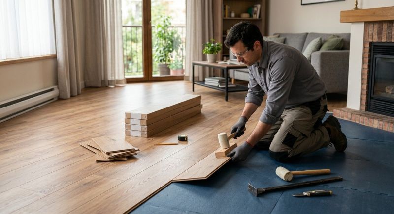Laminate Floor Installation in Groton, MA
