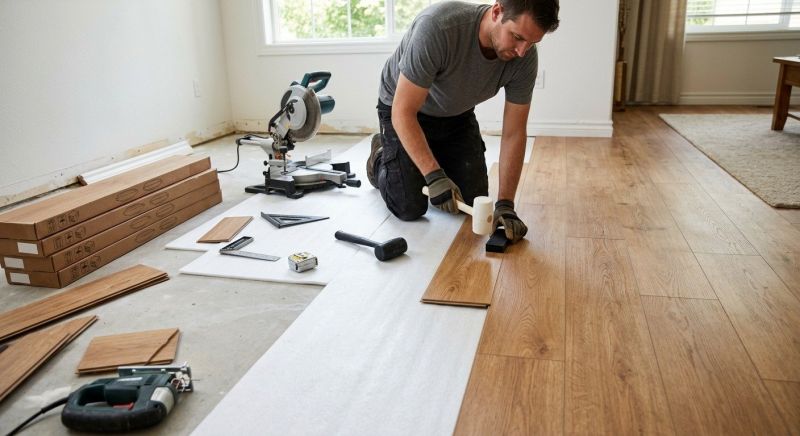 Laminate Floor Replacement in Littleton, MA