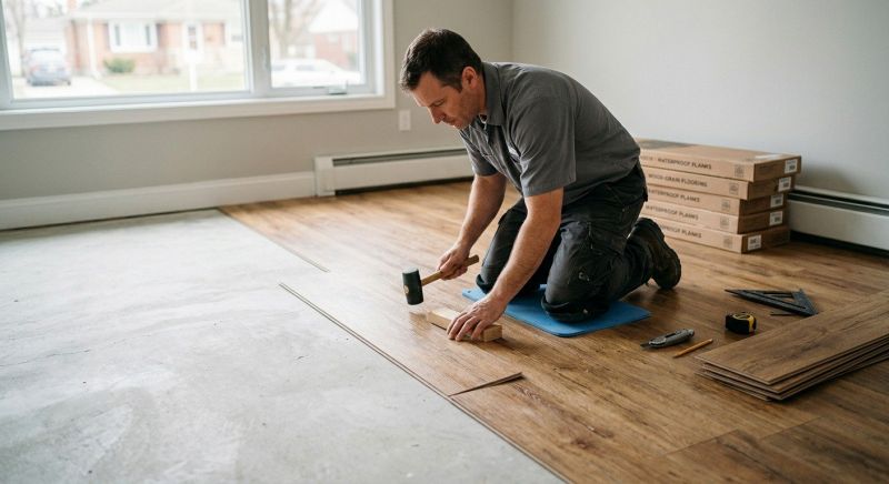 Linoleum Floor Installation in Hollis, NH