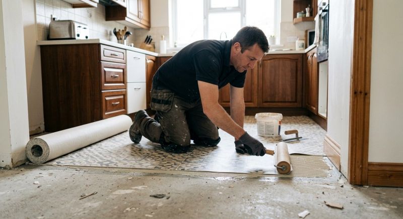 Linoleum Floor Installation in Pelham, NH