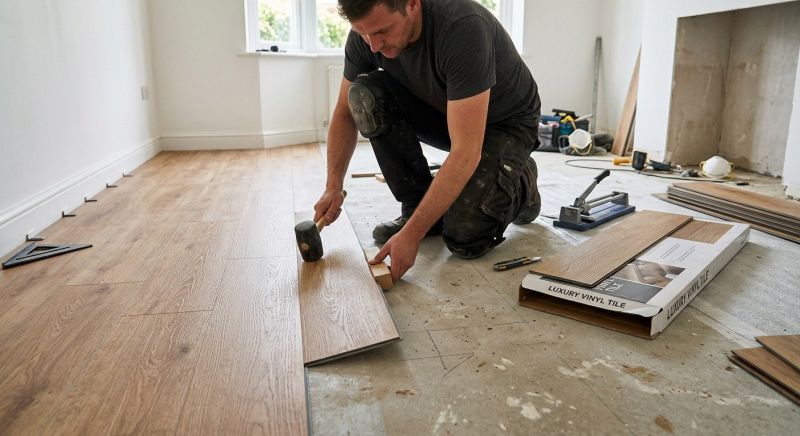 Luxury Vinyl Tile Installation in Chelmsford, MA