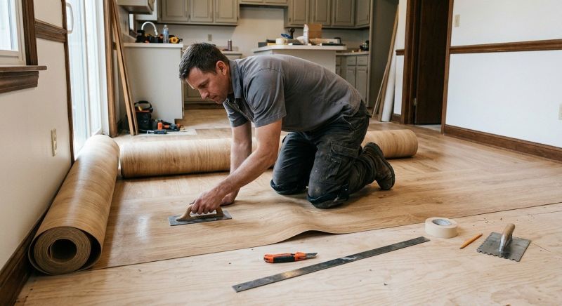Sheet Flooring Installation in Dracut, MA