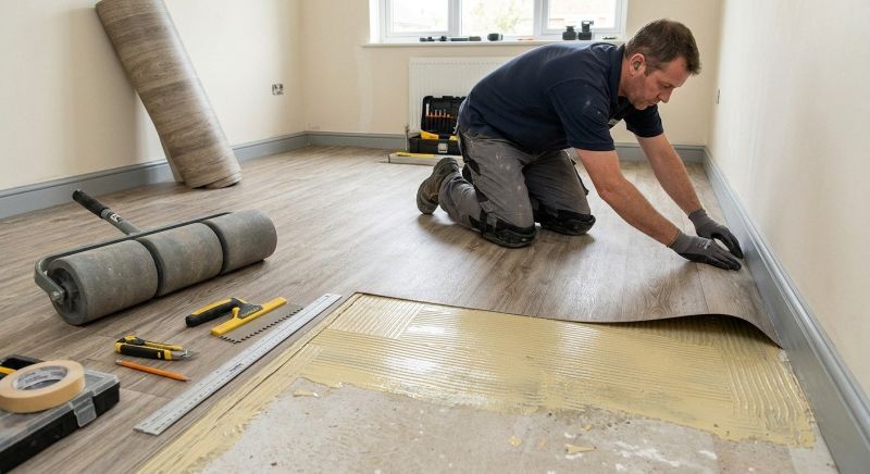 Sheet Linoleum Installation in Nashua, NH