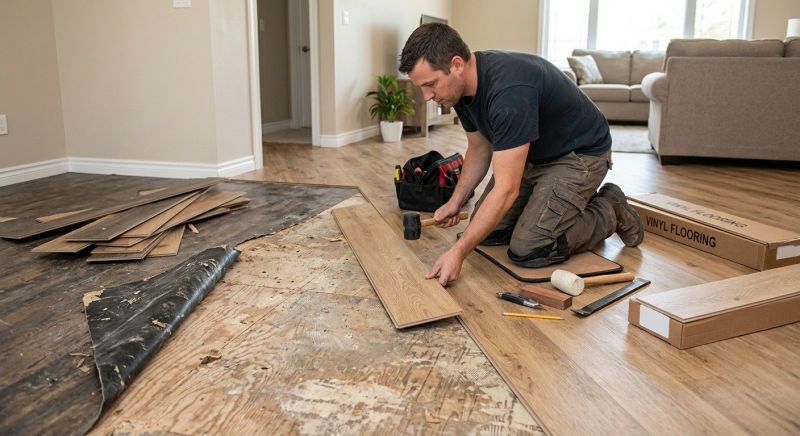 Vinyl Flooring Installation in Pelham, NH