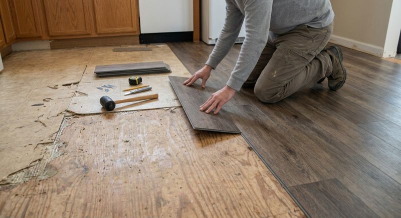 Vinyl Tile Replacement in Milford, NH